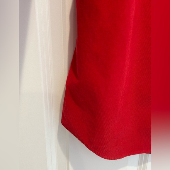 Polo by Ralph Lauren Men's Red Pin Wale Corduroy Shirt L - Picture 6 of 9